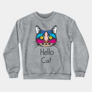 Hello Cat Crewneck Sweatshirt